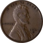 1931 S 1c Lincoln Wheat Cent ~ AU