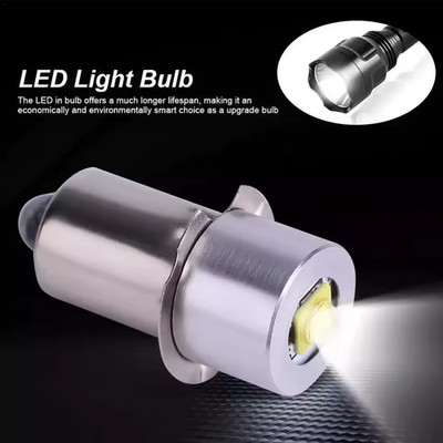 LED Flashlight Bulb Upgrade Replacement C/D Cell Super Bright Drop In Conversion