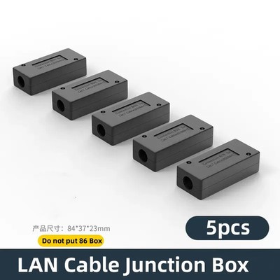 Ethernet Kabel Adapter Dose RJ45 Verlängerung Cat5e 6 7 LSA Verbindung