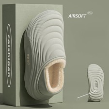 Baotou Waterproof Winter Cotton Slippers Warm Non-Slip Indoor Home Shoes Couples