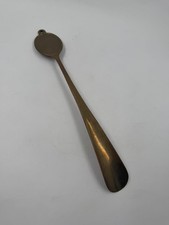 Brass Shoehorn / Shoehorn - Vintage, with hanging hole