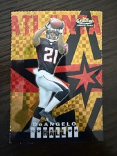 2004 DeAngelo Hall Finest Gold Xfractor Rookie Card /5 Atlanta Falcons #87. rookie card picture