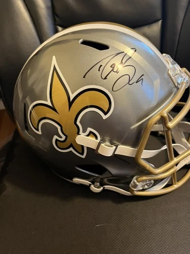 Drew Brees Signed New Orleans Saints Full Size FLASH Speed Replica Helmet BAS