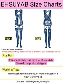 Women Sexy Fishnet Bodysuit Body Stockings Exotic Dancer Club Rave Plus Size