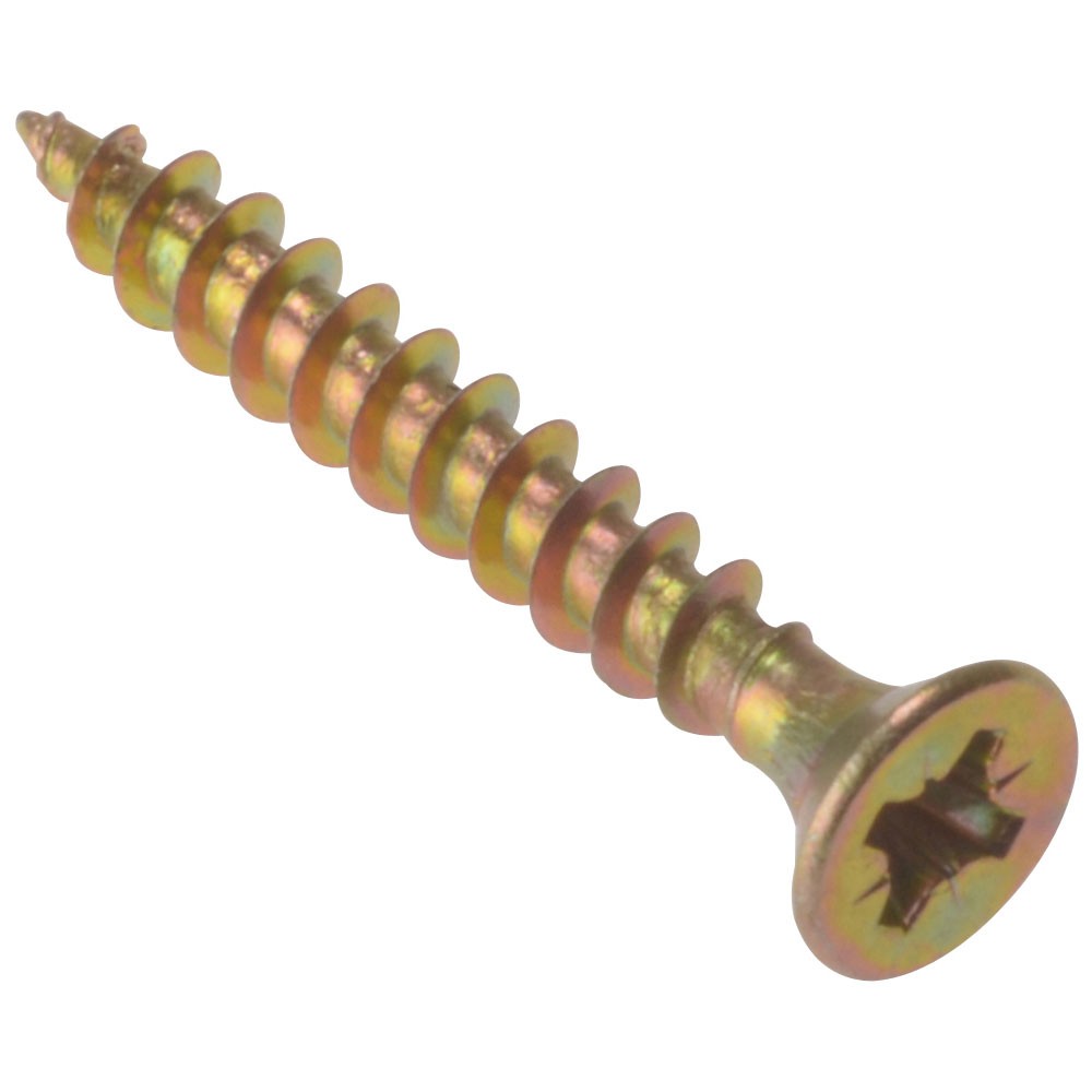ForgeFix Multi-Purpose Pozi Screw CSK ST ZYP 3.5 x 13mm Box 200