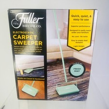 Fuller Brush Electrostatic All Surface Sweeper Carpet Floor Cordless Mint