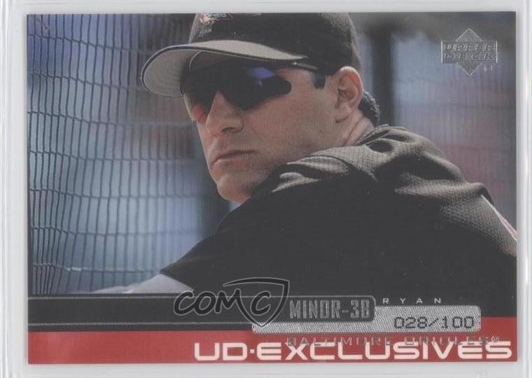 2000 Upper Deck UD Exclusives Silver 28/100 Ryan Minor #58 a5h