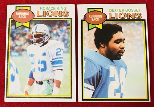 Vintage 1979 Topps Trading Cards Lot Detroit Lions Mixed Player Lot EX - Bild 8 von 17