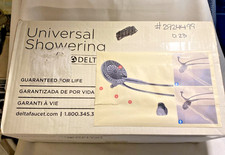 Delta 6-Setting 2-in-1 Dual Shower Head, Matte Black - NOB/Free Shipping