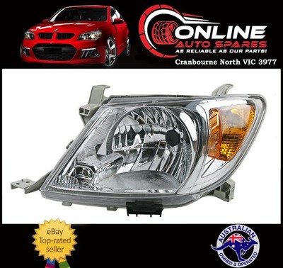 Headlight LEFT For Toyota Hilux 05-08 SR SR5 Workmate GGN KUN TGN Amber Indicato