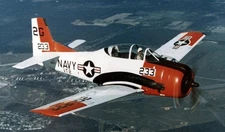 North American T-28C Trojan VT-2 Doerbirds Mahogany Wood Model Large Scale 1/32