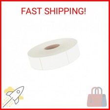 600 PCS White Rectangular Stickers, Blank Write On Labels Self-Adhesive Stickers