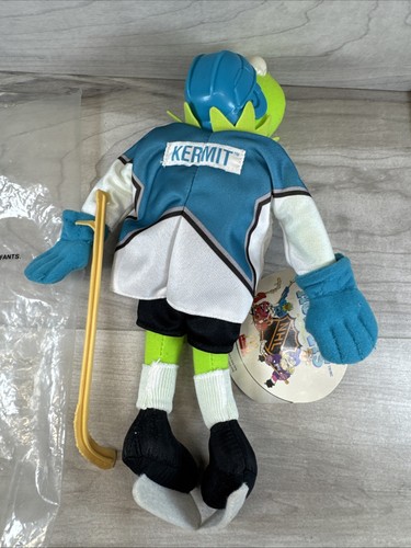 Muppets McDonalds 1995 NHL Hockey Player Set di 3 Miss Piggy Kermit Frog Fozzie - Foto 10 di 14