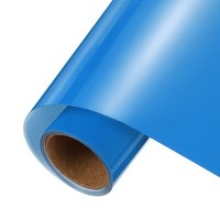 Permanent Vinyl, 12 Zoll X 5 Fuß, Blau, Selbstklebend, 1 StüCk