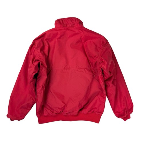 Vintage Patagonia Full Zip Jacket Made In USA Size Large Red Fleece Lined - Picture 2 of 10