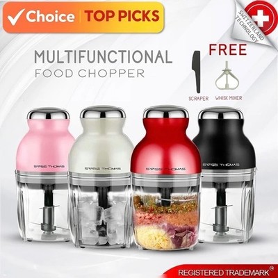 Swiss Thomas Capsule Cutter & Multi-Function Chopper - Blender, Grinder, Mixer