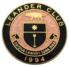 Henley On Thames Royal Regatta Leander Club 1994 Members Enamel Pass Badge