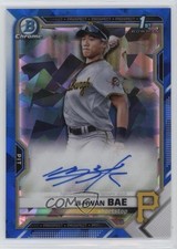 2021 Bowman Sapphire Edition Chrome Prospects Ji Hwan Bae Ji-Hwan Auto 16zo