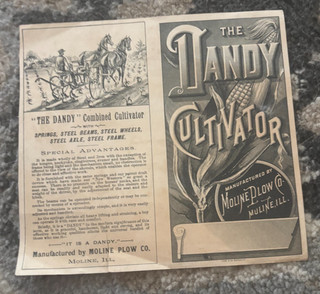 Moline Plow Co. Dandy Cultivator Pocket Brochure AMIL26