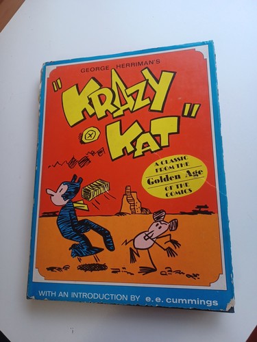 George Herriman's "Krazy Kat" 1969 Collection Hardcover in DJ intro EE cummings