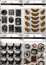 Lot of 4 Packs of Recollections Halloween Puffy Stickers - 41 Stickers Total