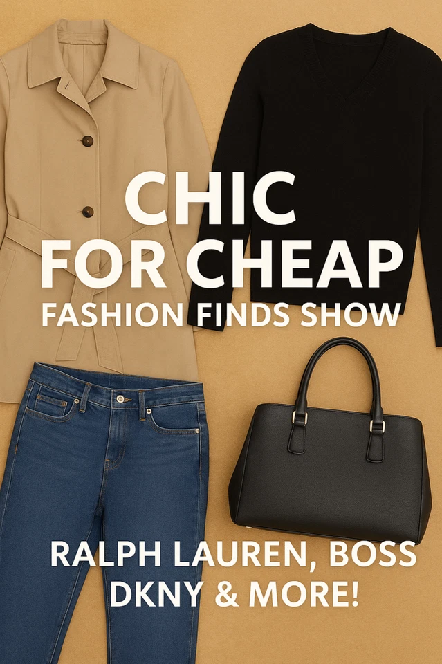 Chic for Cheap: Fashion Finds Show - Ralph Lauren, Boss, DKNY & More!