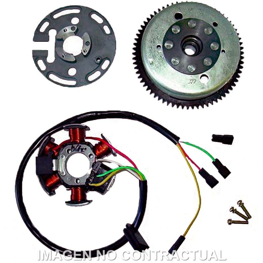 Steering Wheel Magnetic 6 Poles 12v 85w (Engine Derbi-Piaggio 6 Gears
