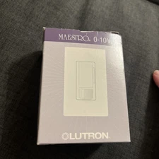 Lutron Maestro 0–10 V Dimmer Sensor Switch MS-Z101-V-WH