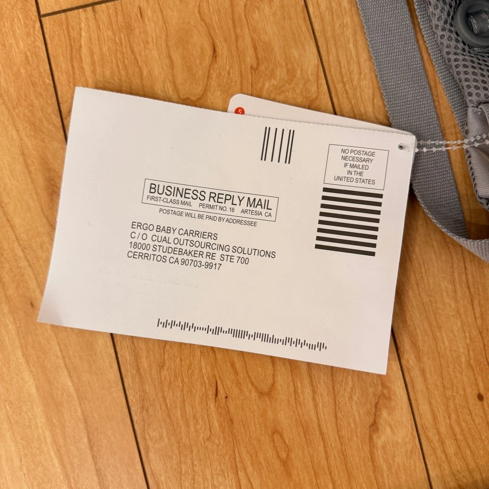 Ergobaby Pearl Grey Omni 360 Cool Air Mesh Ergonomic Baby Carrier - Image 3 of 4