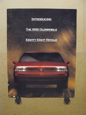 1992 Oldsmobile Eighty Eight Royale Sales Brochure 12 pages