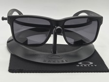 Oakley HOLBROOK Black Frame With Silver Icons And Black Prizm Lens