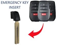 2016 - 2024 Toyota Emergency Uncut Blade Key TOY 51 69515-33120 / 69515-K0020 10