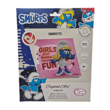 Schl&uuml;mpfe Smurfette Schlumpfine Crystal Art