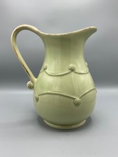 Juliska Berry and Thread Pistachio Green Pitcher Jug Large 10”