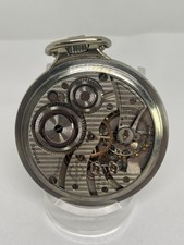 1921 Illinois 305 17J 16s Pocket Watch Starts and Stops Needs Service 