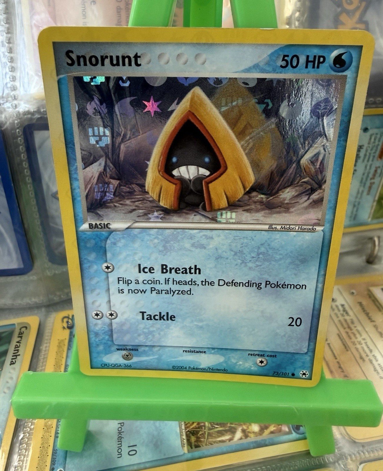 Pokémon TCG - Snorunt 73/101 Hidden Legends Holo Common 50 HP 2004