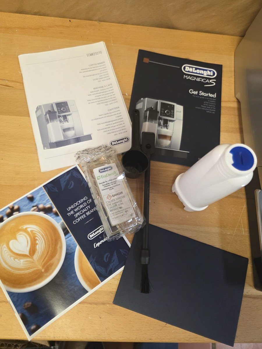 De'Longhi Magnifica S Cappuccino Coffee Machine Maker - Silver