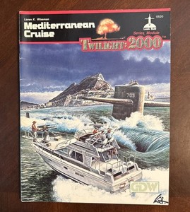 MEDITERRANEAN CRUISE #520 (Last Sub #2 module) Twilight 2000 GDW 1988 VG