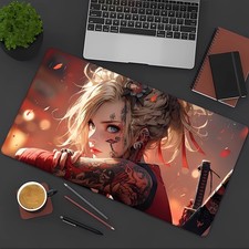40 90cmAnime J Mouse Pad with Non-Slip Rubber Base - Large Rectangular Gaming