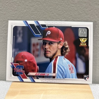 2021 Topps Factory Set Rookie Variation Close-Up Facing Left #277 Alec Bohm SP