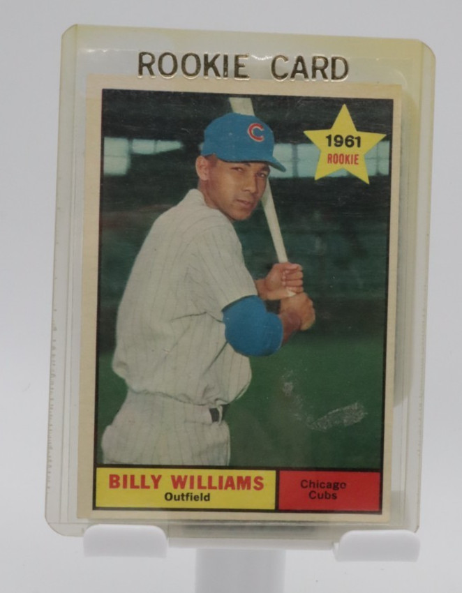 1961 Topps Billy Williams #141  - Rookie Card - Chicago Cubs