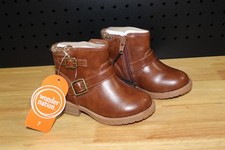 Wonder Nation Toddler Girls Sweater Knit Boot -Chestnut-Size 7-NWT