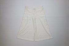 Vintage 90s Y2K Mossimo Surfing Womens Small Wide Leg Terry Cloth Capris White