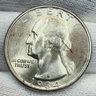 1934-P Washington Quarter 1/4 Dollar Medium Motto BU 25c 90% Silver Coin LUSTER!