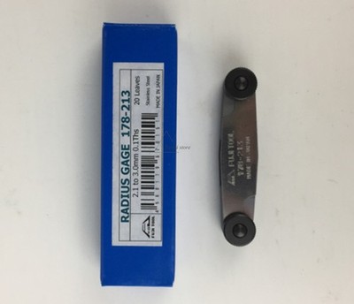 20/box corner gauge 178-213 stainless steel radius gauge 2.1-3.0mm *lm