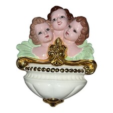 Jamar Mallory Ceramic Studio Wall Vase with Three Ladies HTF