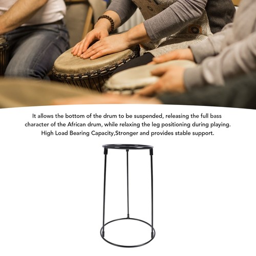 Travel Djembe Stand Carbon Steel Lightweight Portable Djembe Floor Stand For HEN - Picture 21 of 22