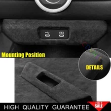 Central Console USB Socket Control Panel For Honda Accord 2023-2024 Black Suede