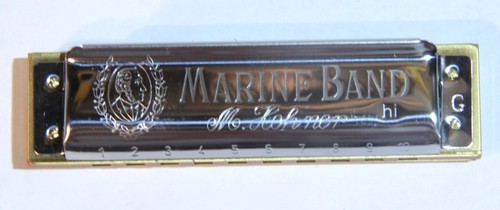 Armónica / Bluesharp HOHNER Marine Band Classic, G-Hoch - ¡NUEVA, SIN USAR! - Imagen 9 de 9