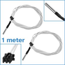 2pc 1m HT-NTC100K Thermistor Cartridge Hotend Temperature Sensor 3D Printer Part